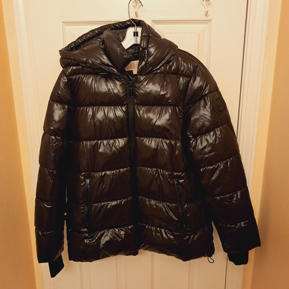 Michael Michael Kors Coat Women's Large L Puffer Quillted Insulated Layered - Picture 2 of 10